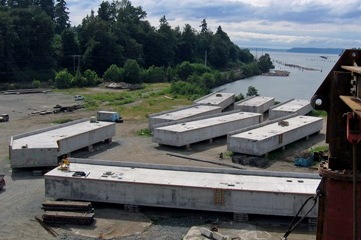 Bremerton Breakwater Precast Concrete